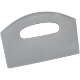 Metal Detectable Bench Scraper, 8.3", Gray